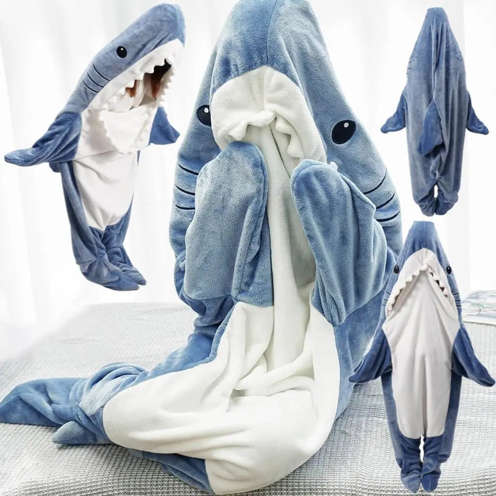 Slumblr® Shark Hoodie Blanket